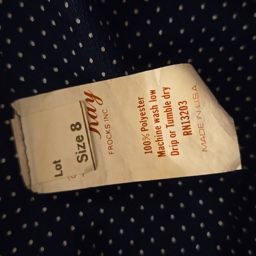Berg Ray vintage dress size 8, early 80's - Picture 8 of 9